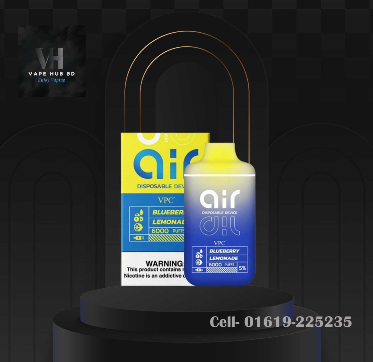 Air Blueberry Lemonade-VPC- Disposable Vape 6000 Puff