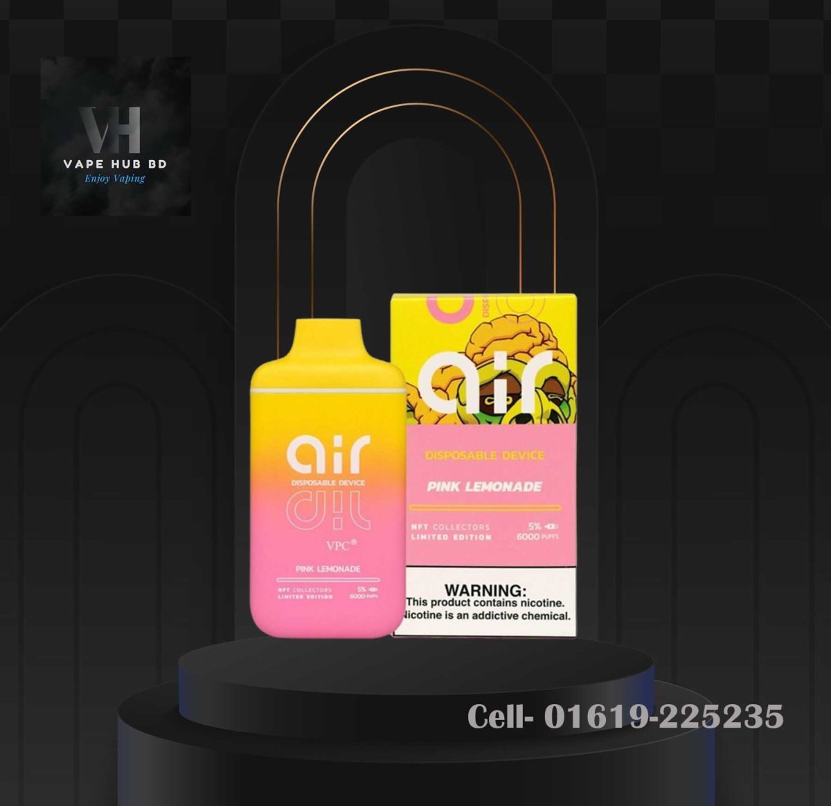 Air Pink Lemonade-VPC- Disposable Vape 6000 Puff