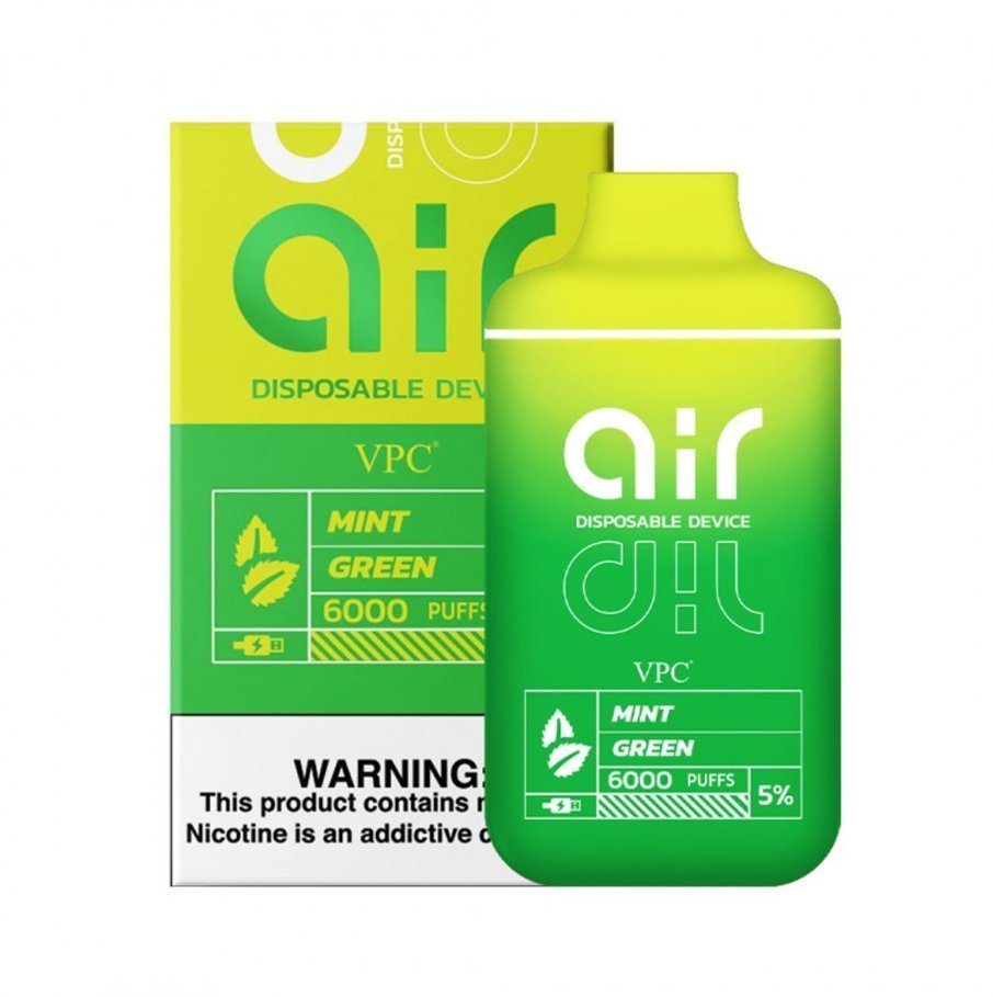 Air Mint Green-VPC- Disposable Vape 6000 Puff