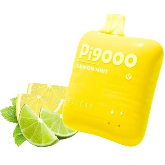 Elfbar PI 9000 Puffs Lemon Mint Disposable Vape Kit