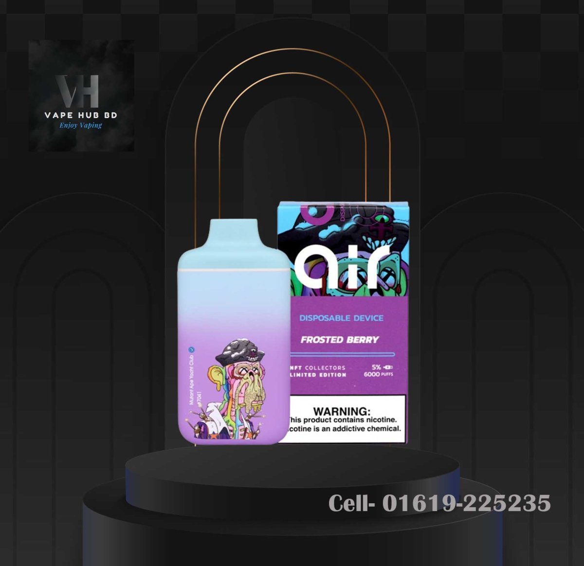 Air Frosted Berry VPC- Disposable Vape 6000 Puff