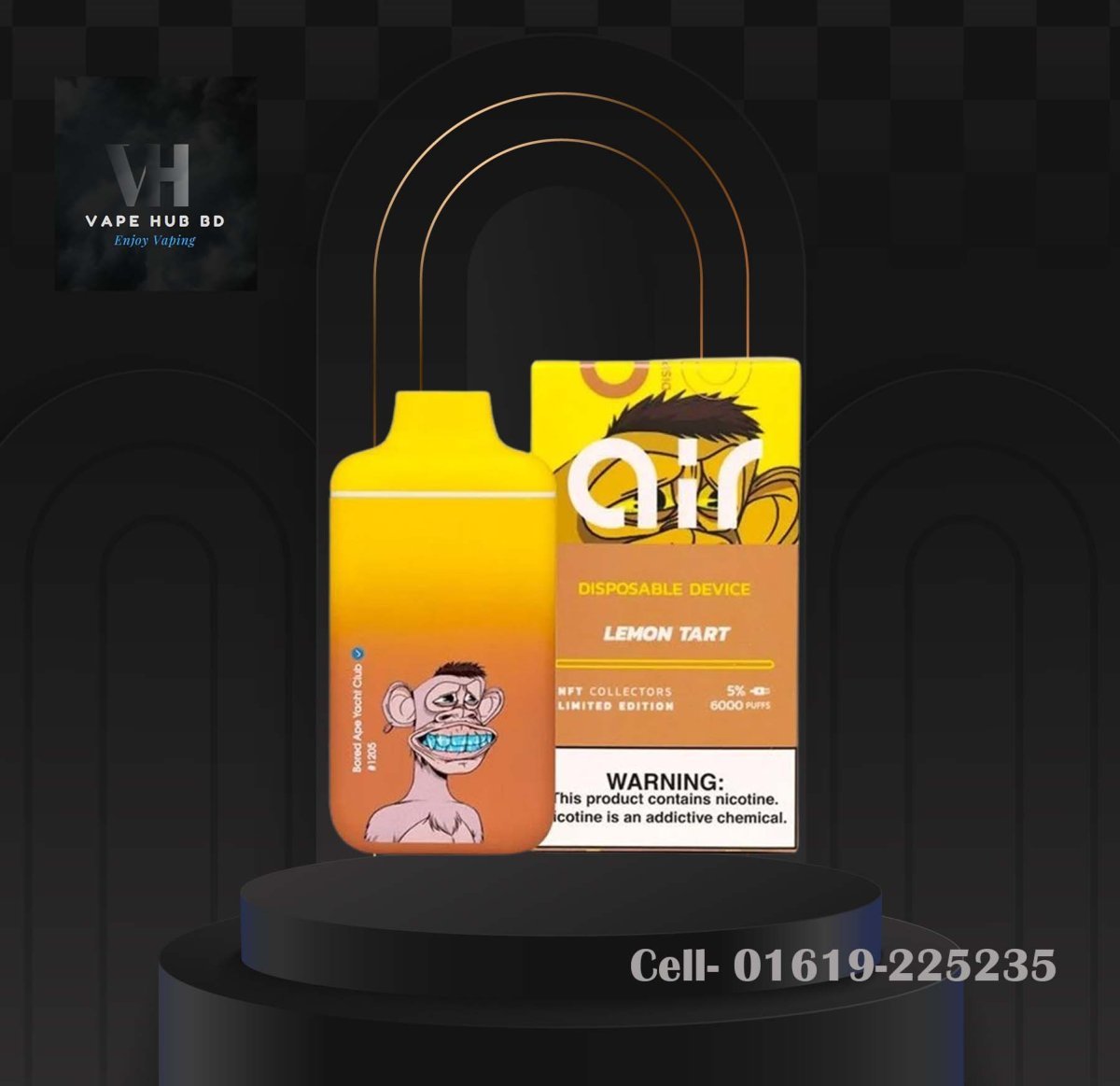 Air Lemon Tart-VPC- Disposable Vape 6000 Puffs Price in BD