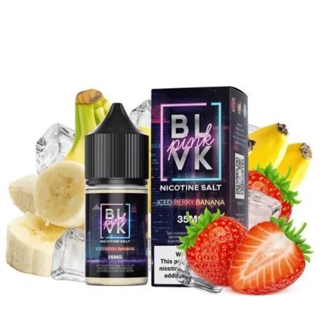 ICED BERRY BANANA BY BLVK SALT PINK SERIES 30ML