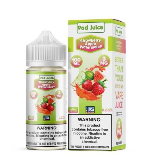 Pod Juice Strawberry Apple Watermelon- 100ml