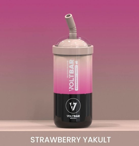 Voltbar 12K Puffs Strawberry Yacult Full Kit Price In BD