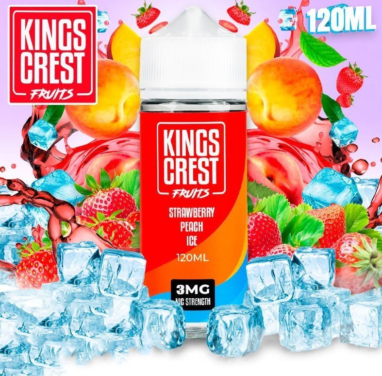 Kings Crest Strawberry Peach Ice 120 ML