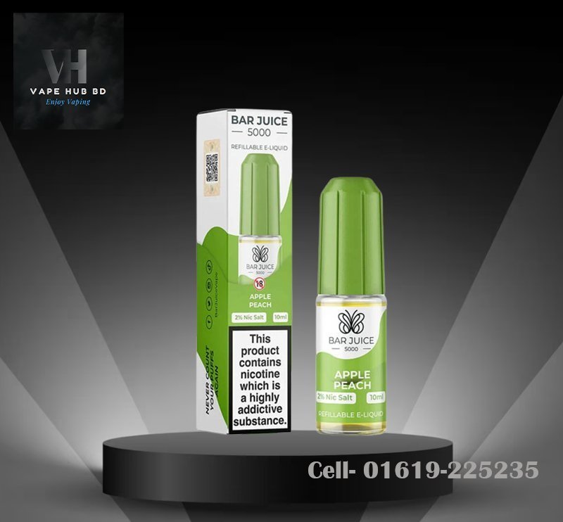 BAR JUICE APPLE PEACH-NIC SALT -30 ML