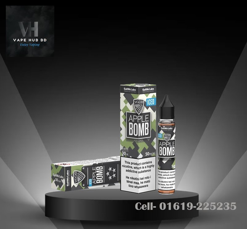 Vgod Apple Bomb Ice- Salt Nic-30ml