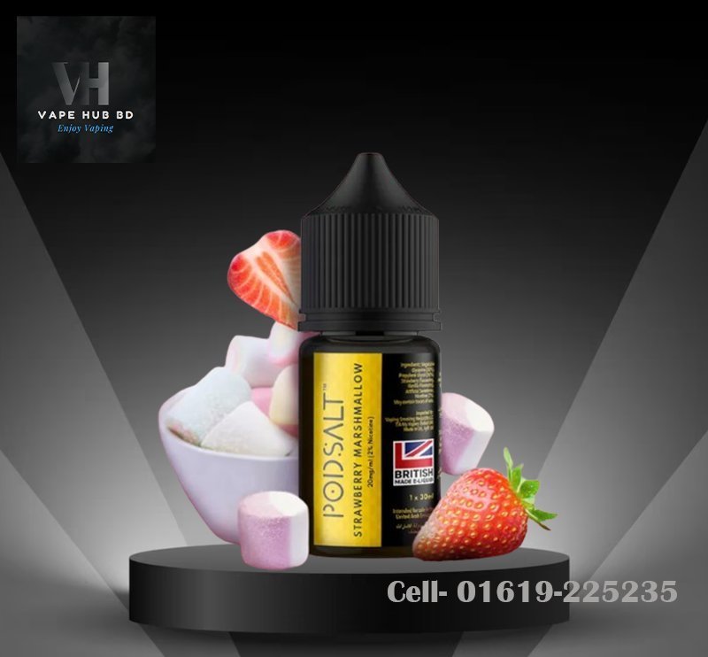 POD SALT STRAWBERRY MARSHMALLOW -20MG- 30ML