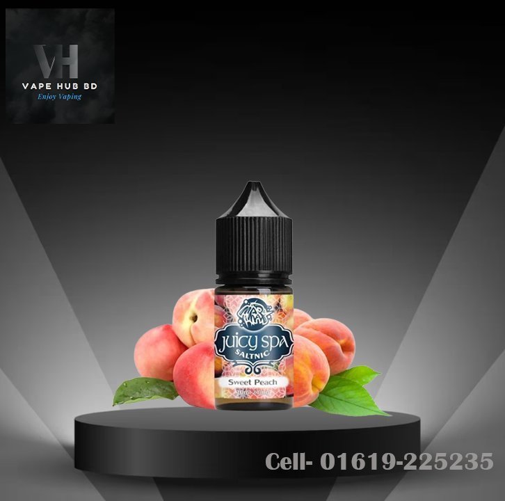 JUICY SPA SWEET PEACH SALT NIC- 30 ML