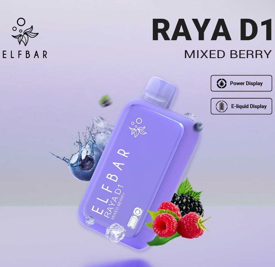 ELFBAR RAYA D1 MIXED BERRY 13000 PUFFS