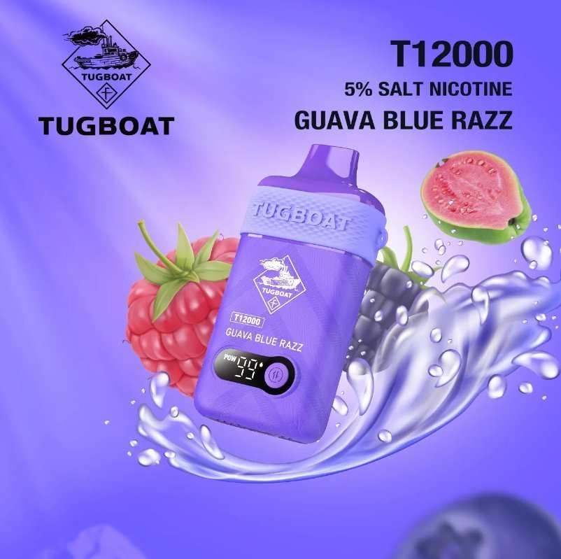 Tugboat T 12k Guava Blue Raaz Disposable Vape
