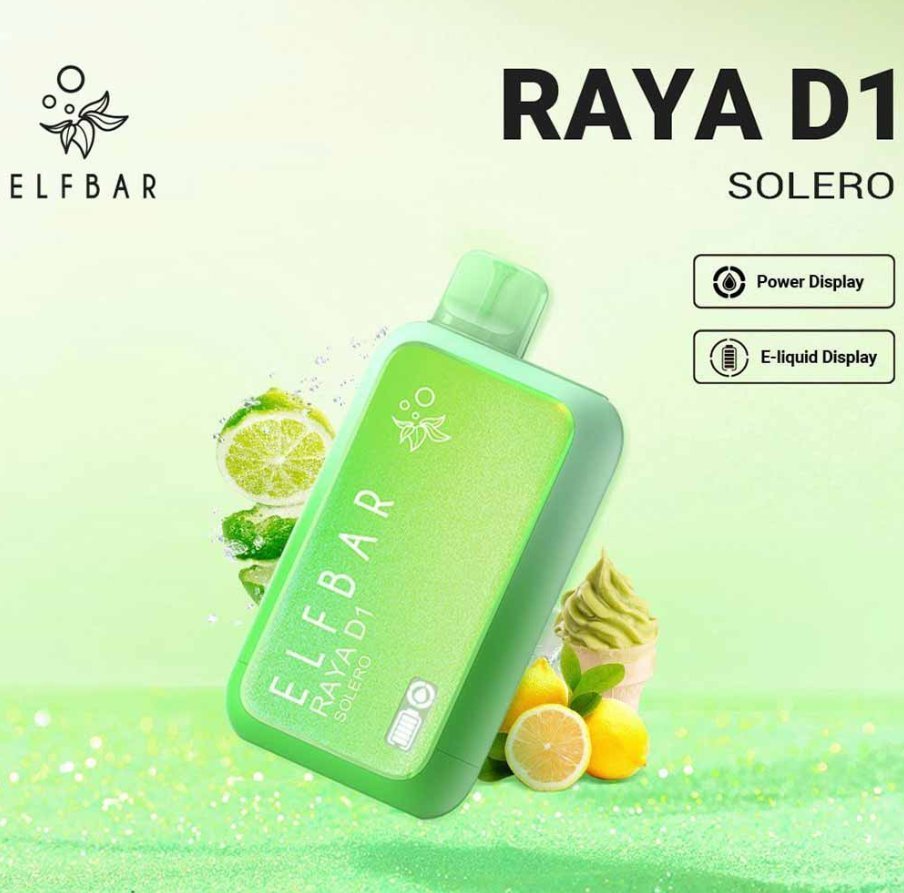 Elfbar Raya D1 Solero (Vanilla) 13000 Puffs