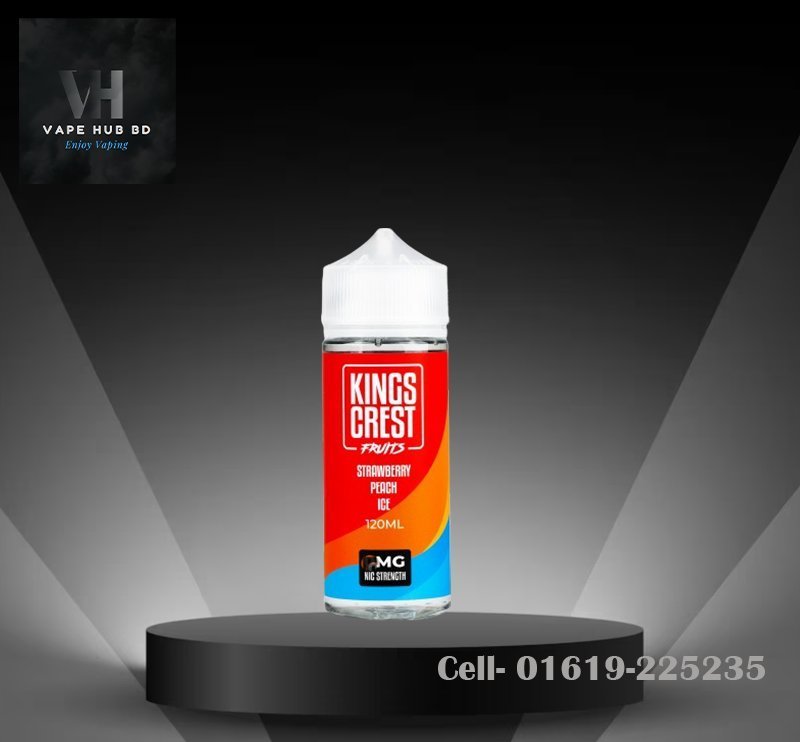 KINGS CREST STRAWBERRY PEACH ICE 120ml