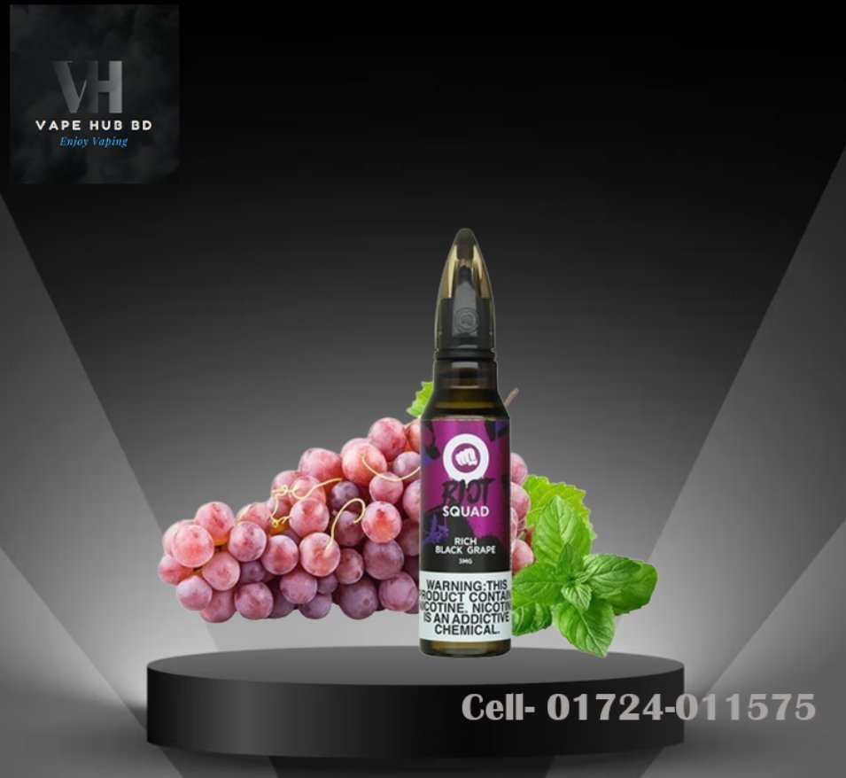 RIOT SQUAD  RICH BLACK GRAPE- 60ML