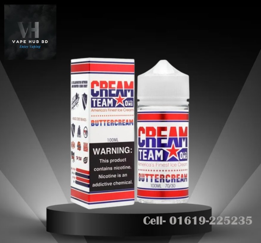 Kings Crest Cream Team Buttercream 100 ML