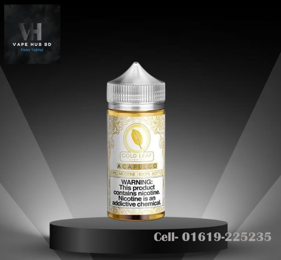 Gold Leaf Acapulco Vanilla Custard Tobacco- 100 ML