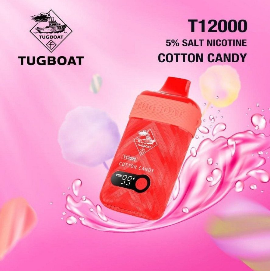 Tugboat T 12k Cotton Candy Disposable Vape