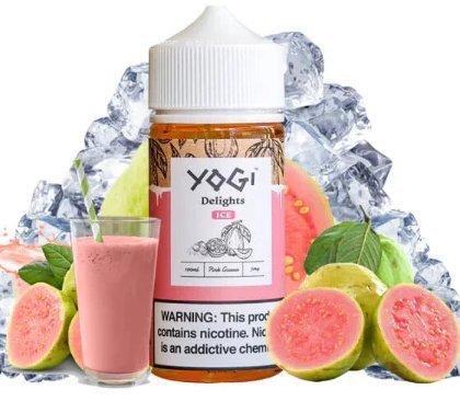 YOGI DELIGHTS PINK GUAVA ICE 100ML