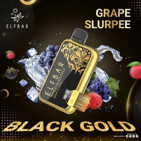 ElfBar Raya D1 Black Gold 13000 puffs- Grape Slurpee Price In BD