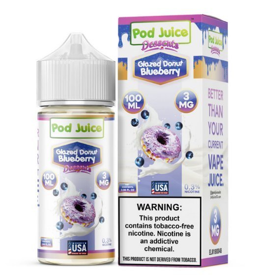 Glazed Donut Blueberry - Pod Juice - 100mL Price In BD