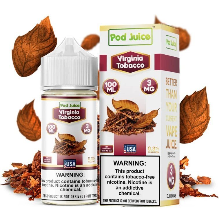 Virginia Tobacco - Pod Juice | 100mL