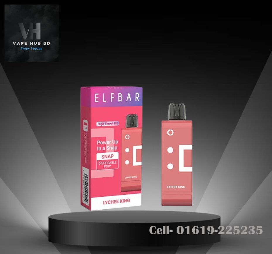 Elfbar Snap Lychee King- Prefilled Cartridge-14K Puffs