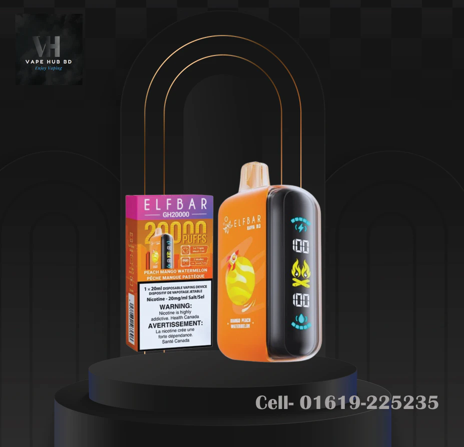 Mango Peach Watermelon 25K Puffs- Elfbar Raya D3