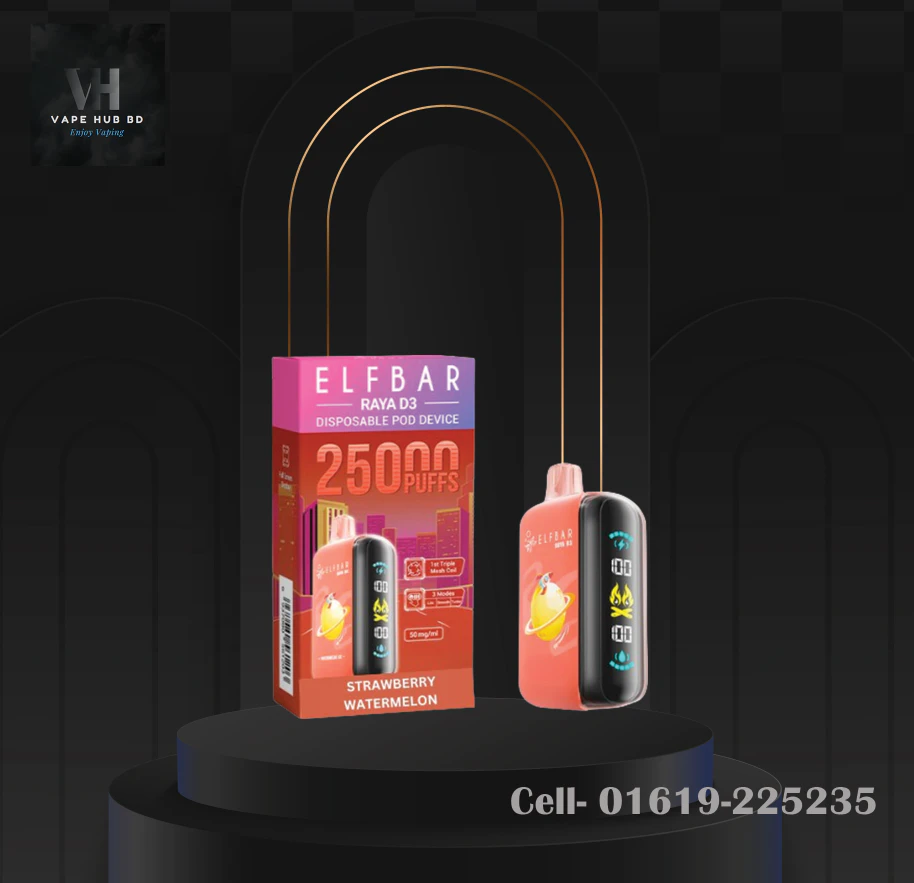 Strawberry Watermelon 25K Puffs- Elfbar Raya D3