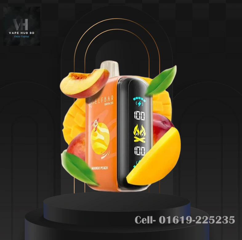 ELFBAR RAYA D3 Mango Peach- 25k Puffs