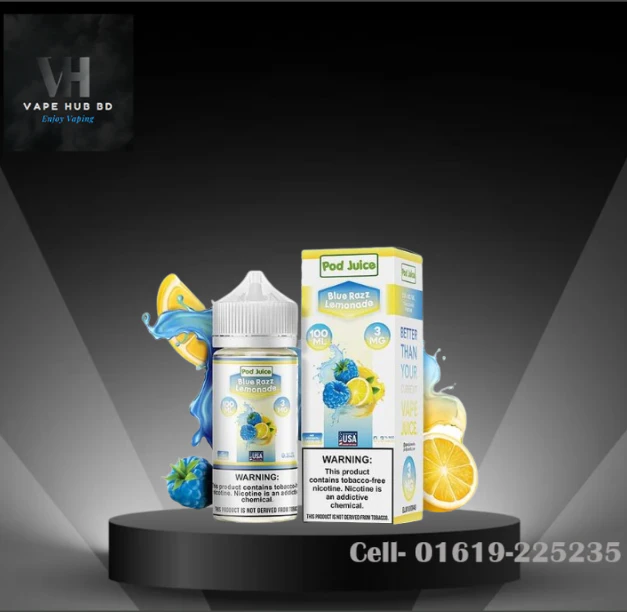 Pod Juice Blue Raaz Lemonade- 100ml