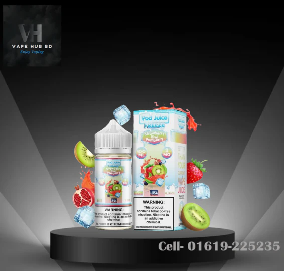 Pod Juice Freeze Strawberry Kiwi Pomberry- 100ml
