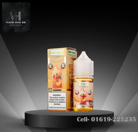 Pod Juice Peach Mango Watermelon Nic Salt- 30ML