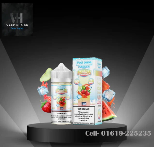 Strawberry Apple Watermelon Freeze Pod Juice-100ml