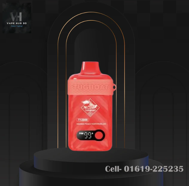 Tugboat T12k Mango Peach Watermelon Disposable Vape