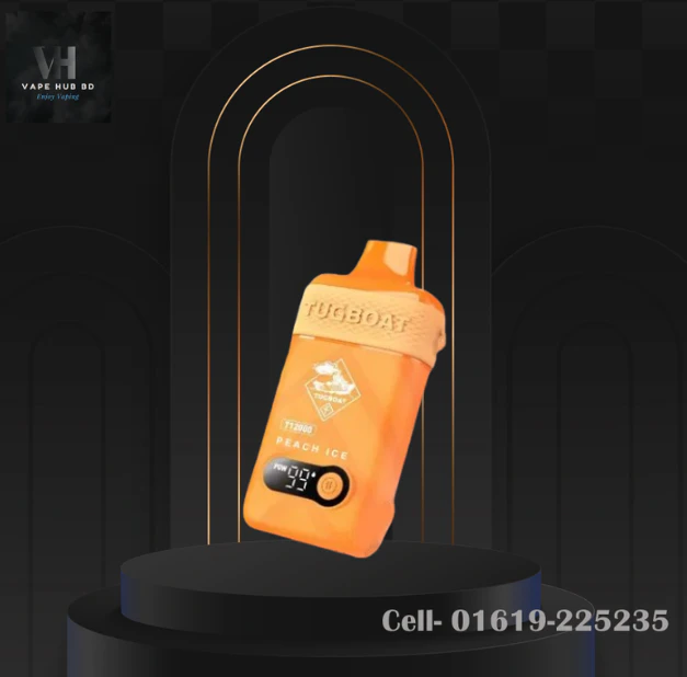 Tugboat T 12k Peach Ice Disposable Vape