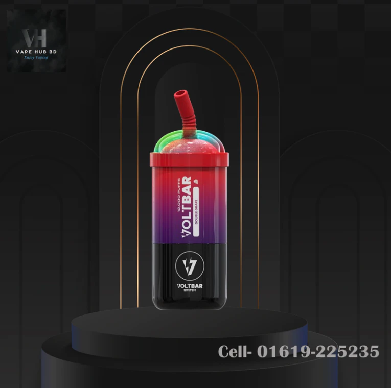 VOLTBAR DOUBLE GRAPE 12K PUFFS FULL KIT