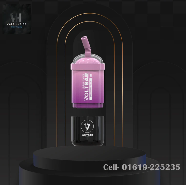 Voltbar Strawberry Cream Full Kit 12K Puffs