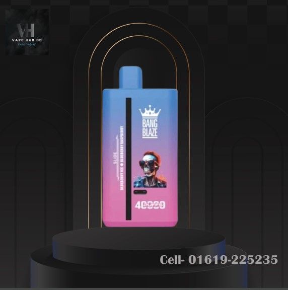 Bang Blaze Blueberry Ice.Blueberry Raspberry 40k Puffs Dual Flavors