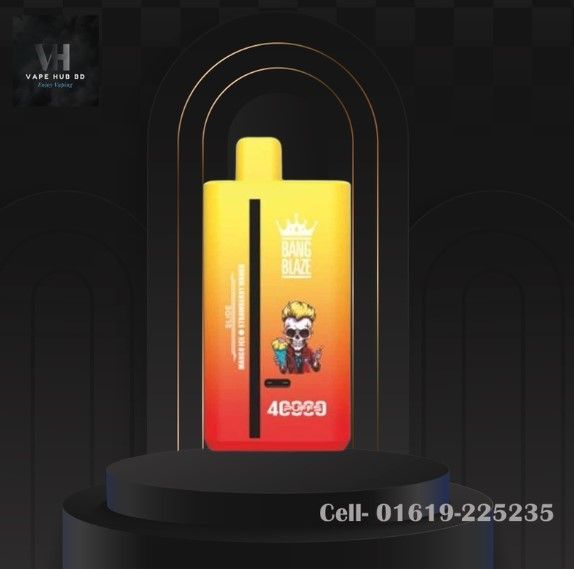Bang Blaze Mango Ice.Strawberry Mango 40k Puffs Dual Flavors
