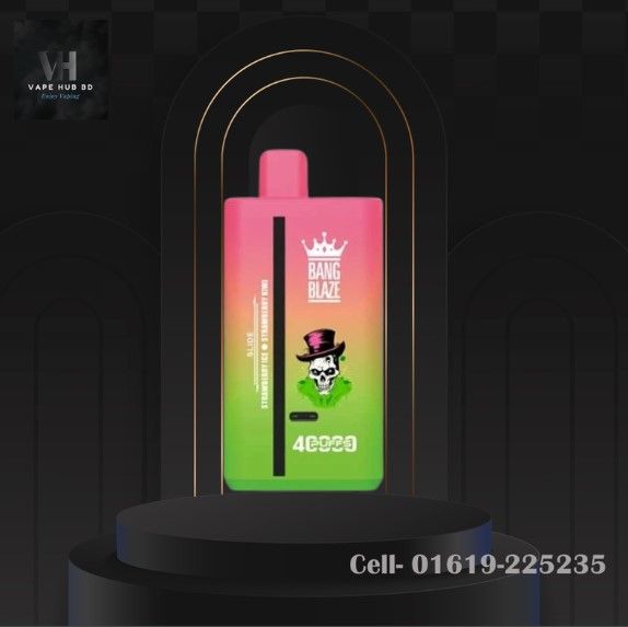 Bang Blaze Strawberry Ice.Strawberry Kiwi 40k Puffs Dual Flavors