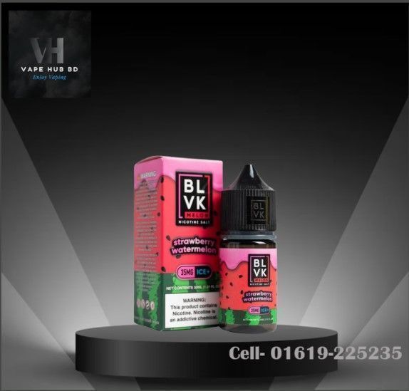 BLVK Melon Strawberry Watermelon Ice Salt Nic- 30ML- Price in BD.