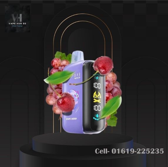 Grape Cherry 25K Puffs By Elfbar Raya D3