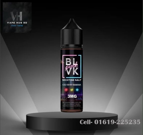 Iced Berry Banana By Blvk Pink -60 ML-Freebase