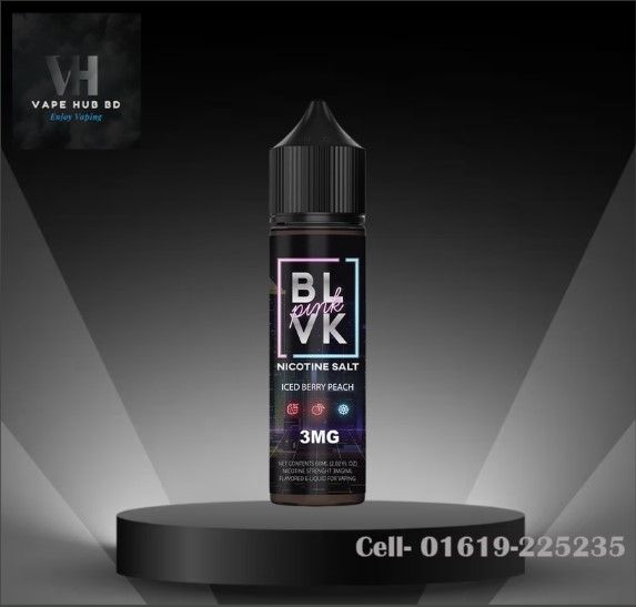 Iced Berry Peach By Blvk Pink -60 ML-Freebase