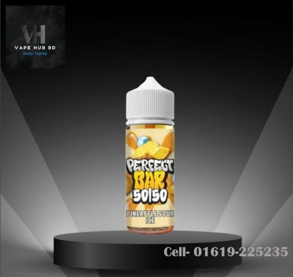 Perfect Bar 50/50 Pineapple Sour Ice- 120 ML Freebase