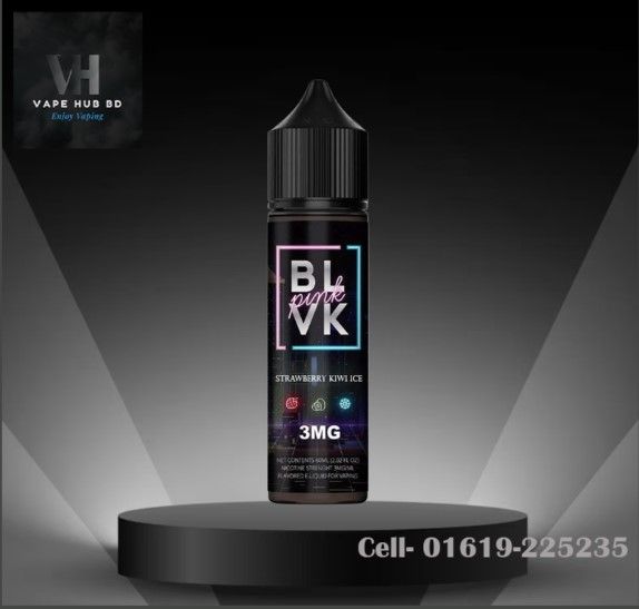Strawberry Kiwi Ice By Blvk Pink -60 ML-Freebase