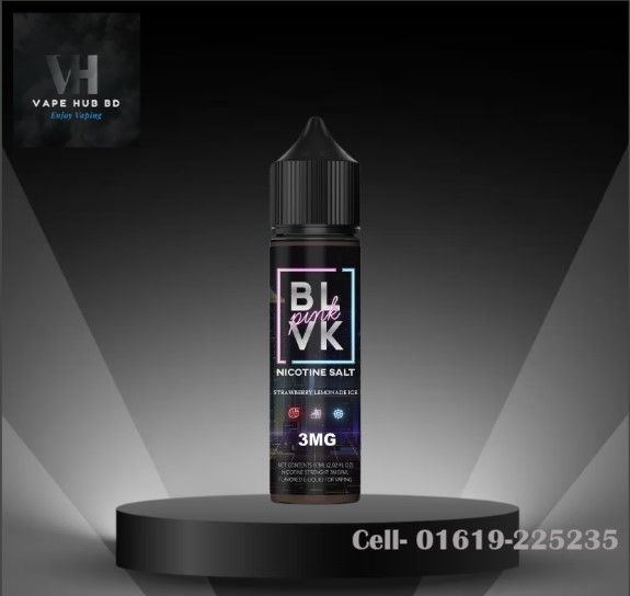 Strawberry Lemonade Ice By Blvk Pink -60 ML-Freebase