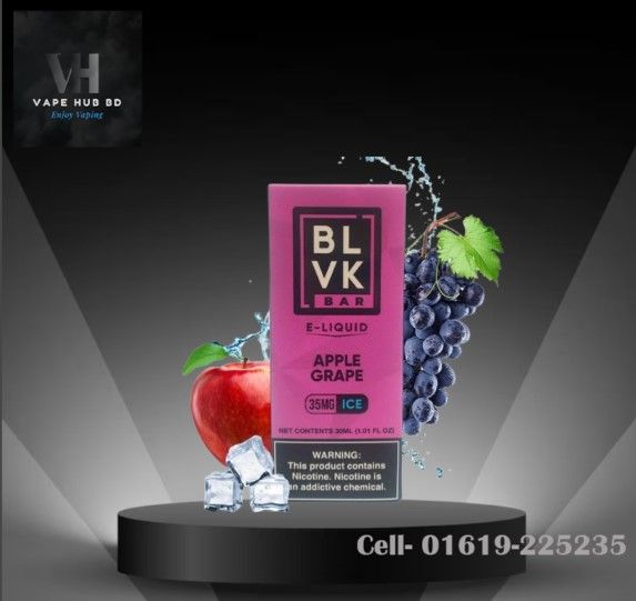 BLVK BAR Apple Grape Ice -Nic Salt- 30ML