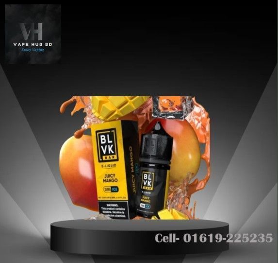 BLVK BAR JUICY MANGO ICE- Nic Salt- 30ML